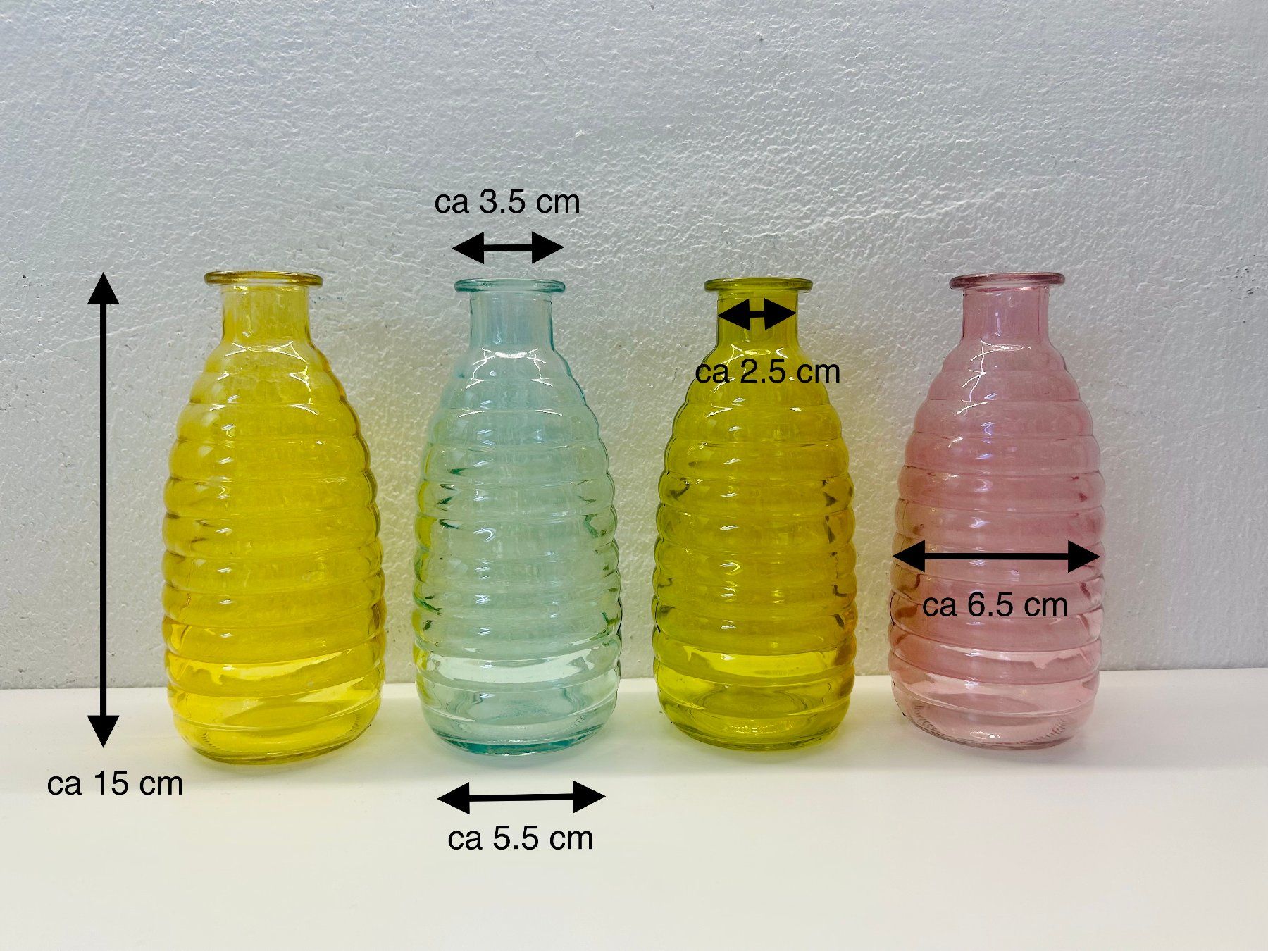 Vasi & Recipienti: Glasvase (hellblau) – Usato da Dietlikon venduto da Mankai 9