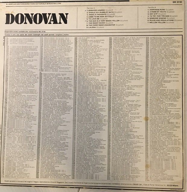 Dischi in vinile: Donovan - Donovan (LP) – Usato da Grüningen venduto da azulgrisvinyl 1