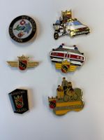 6 Polizeipins Kapo / Stapo / Enzian Pins