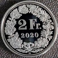 2 Franken 2020 pp / aus Münzsatz / in einer Münzkapsel
