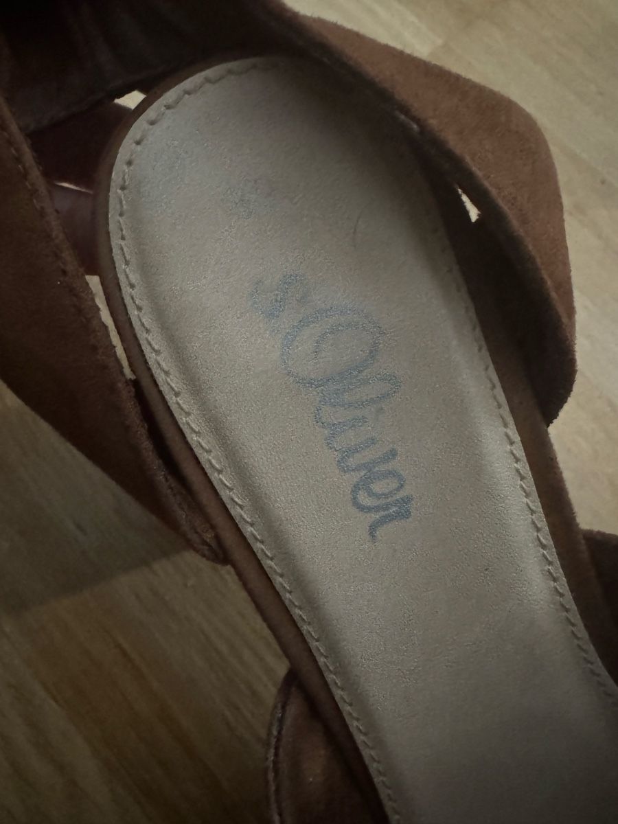 S.Oliver Scarpe da donna: Sandales compensées S.Oliver marron taille 39 bon état – Usato da Meyrin venduto da mai_pl7s 3