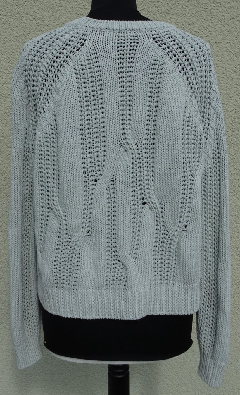 Riani Pullover & Sweatshirts: Riani Strickpullover hellblau mint Zopfmuster Gr 40 Pullover – Gebraucht aus Winterthur von blumeblau77 6