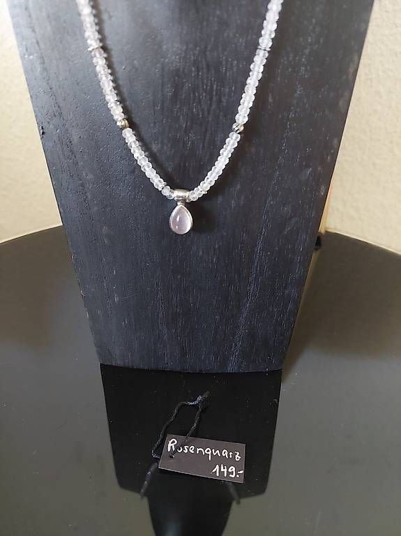 Sonstiger Schmuck: Rosenquarz Kette neu – Gebraucht aus Unterseen von cooky11 1