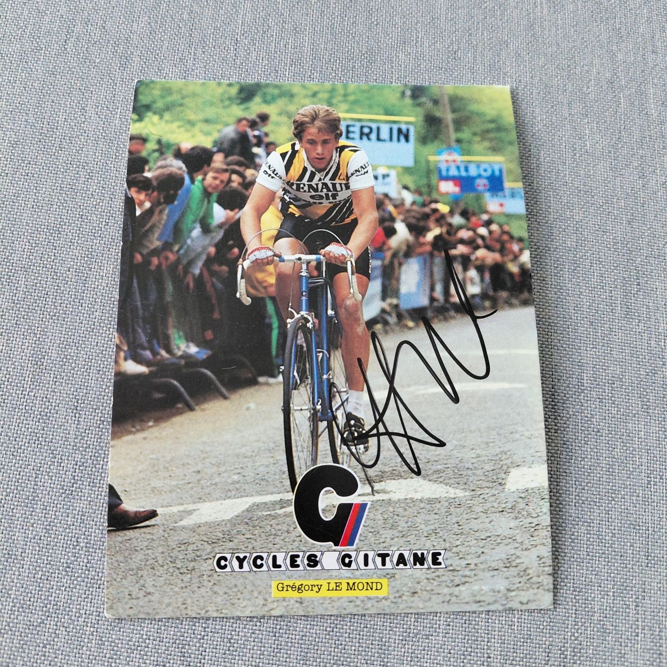 Autografi: Autogrammkarte Greg  Lemond – Usato da Schmerikon venduto da Olympia04