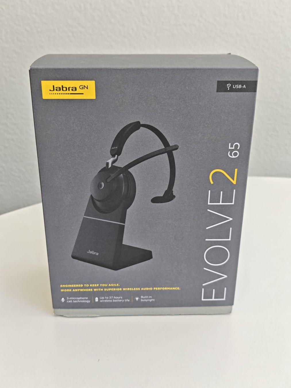 Jabra Kopfhörer: Jabra Evolve2 65 - Top Zustand, ungebraucht! – Neu und originalverpackt aus Cham von AGTrust