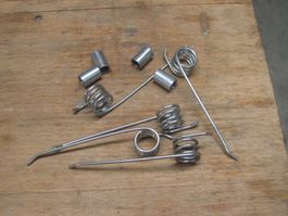 NOS Lot DOMINO Mofa Griffe Bremshebel Rückholfeder Oldtimer