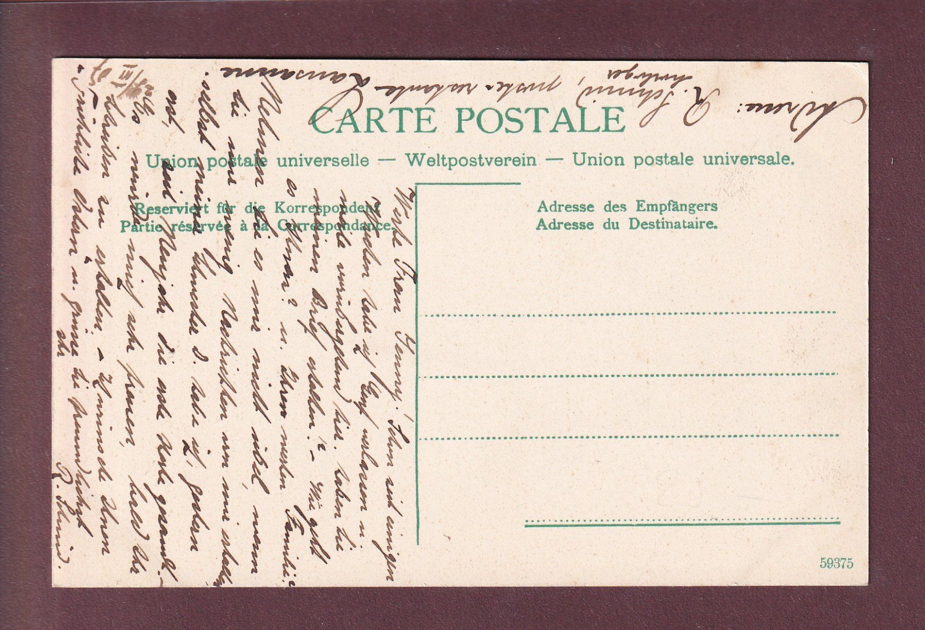 Ansichtskarten: LAUSANNE- 3 images - 1907 – Gebraucht aus Pully von nicecards 1