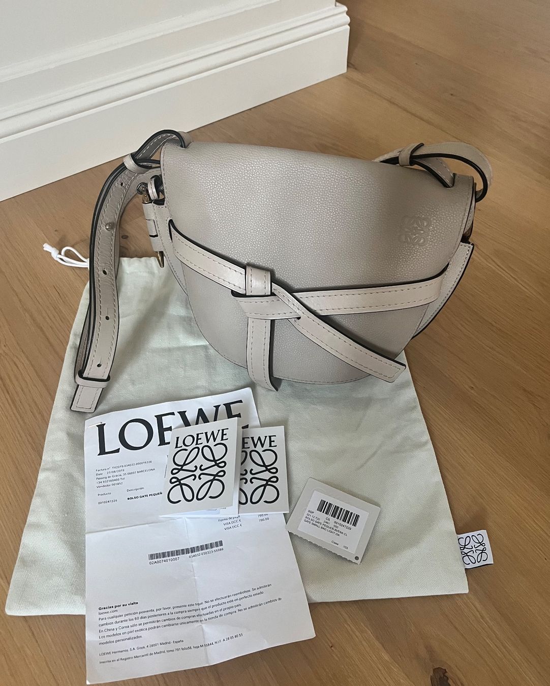 Loewe Borse: Loewe Gate Bag Small in Sand – Usato da Kilchberg ZH venduto da rik_kdl9