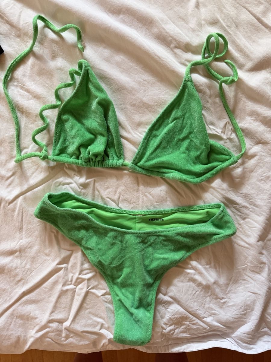 Tezenis Badekleider & Bikinis: Bikini Tezenis green velvet – Gebraucht aus Zürich von BettinaMarie2308 2