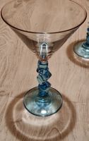 Blaue Cocktailgläser - 6er Set