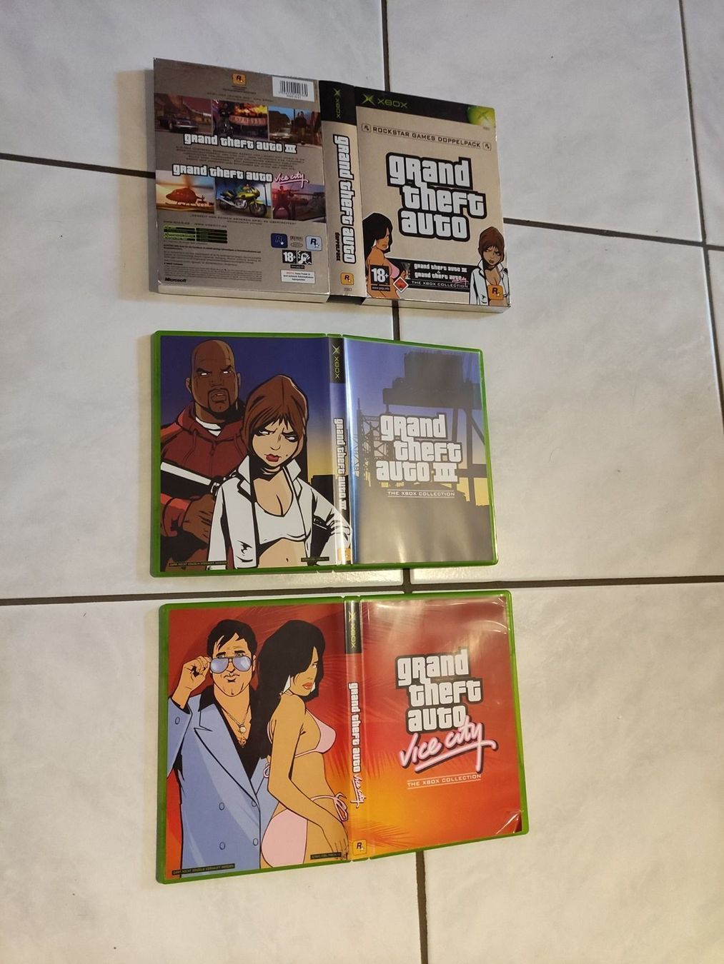 Microsoft Giochi: GTA Xbox Doppelpack, GTA3 & ViceCity – Usato da Villmergen venduto da rolling_thunder