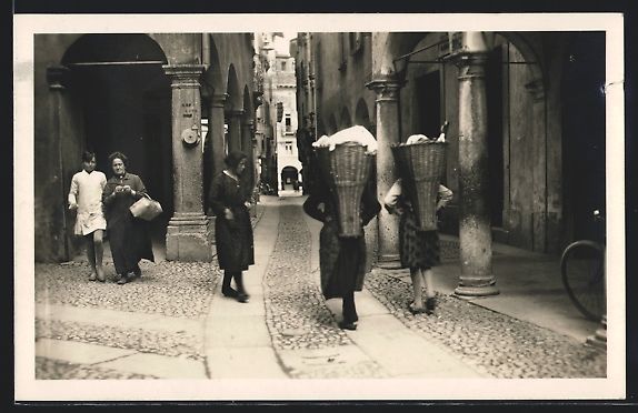 Cartoline postali: AK Lugano, Via Pessina, 1928 – Usato da Berlin venduto da bartko-reher