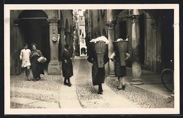 AK Lugano, Via Pessina, 1928