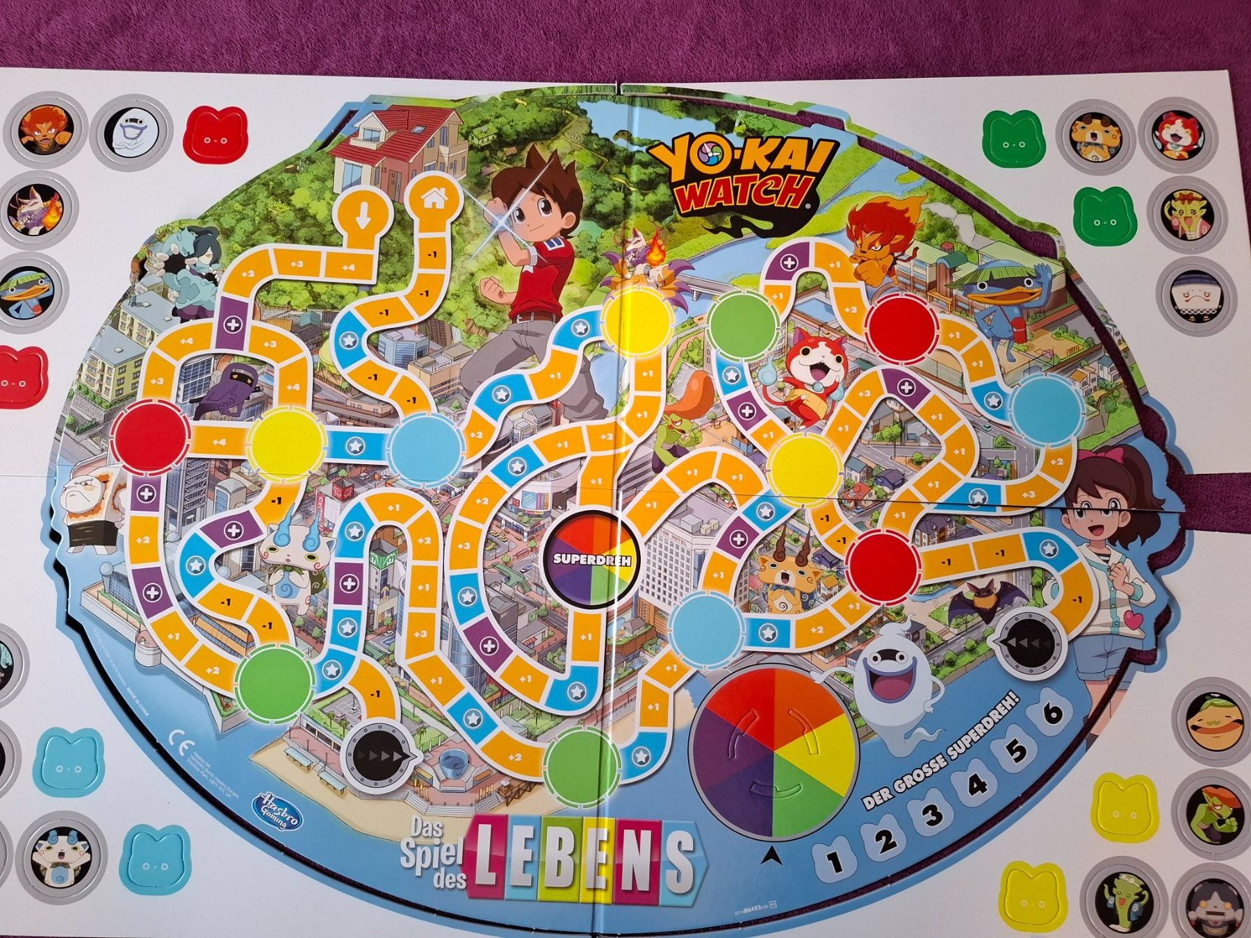 Hasbro Giochi: Das Spiel des Lebens - Version Yo-Kai Watch - Neu – Nuovo (secondo la descrizione) da Müllheim Dorf venduto da Seeeule01 4