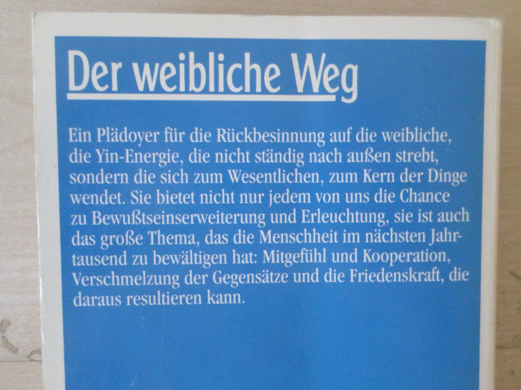 Libri: Der weibliche Weg / Chris Griscom – Usato da Liestal venduto da man_7bt6 1