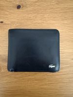 Original Lacoste Leder Portemonnaie Schwarz – Geldbörse
