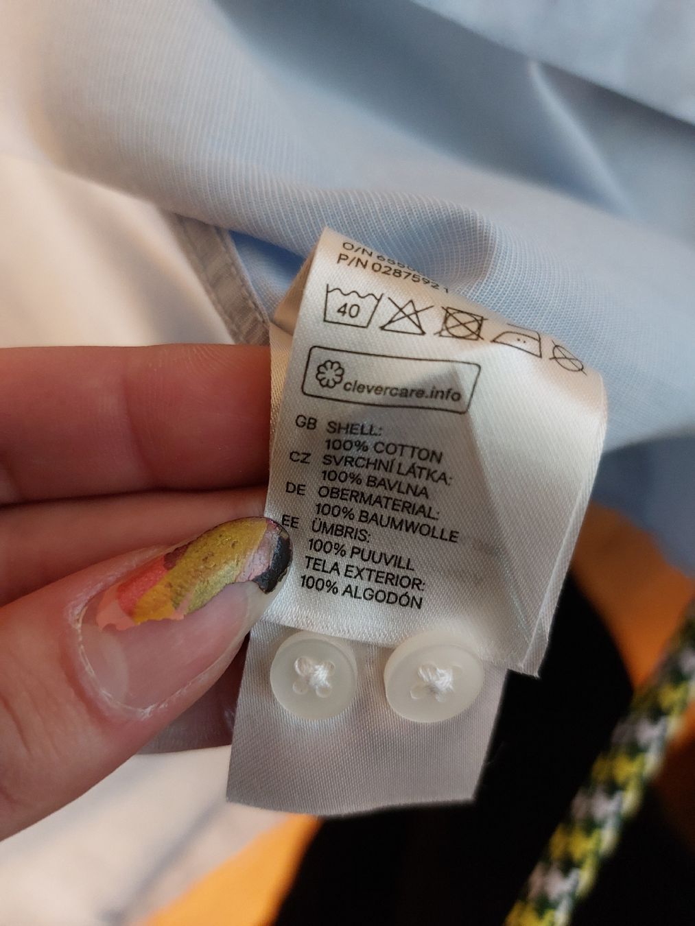 H&M Chemises: hemd weiss grösse S – Défectueux à Gwatt (Thun) par B.D.999 3