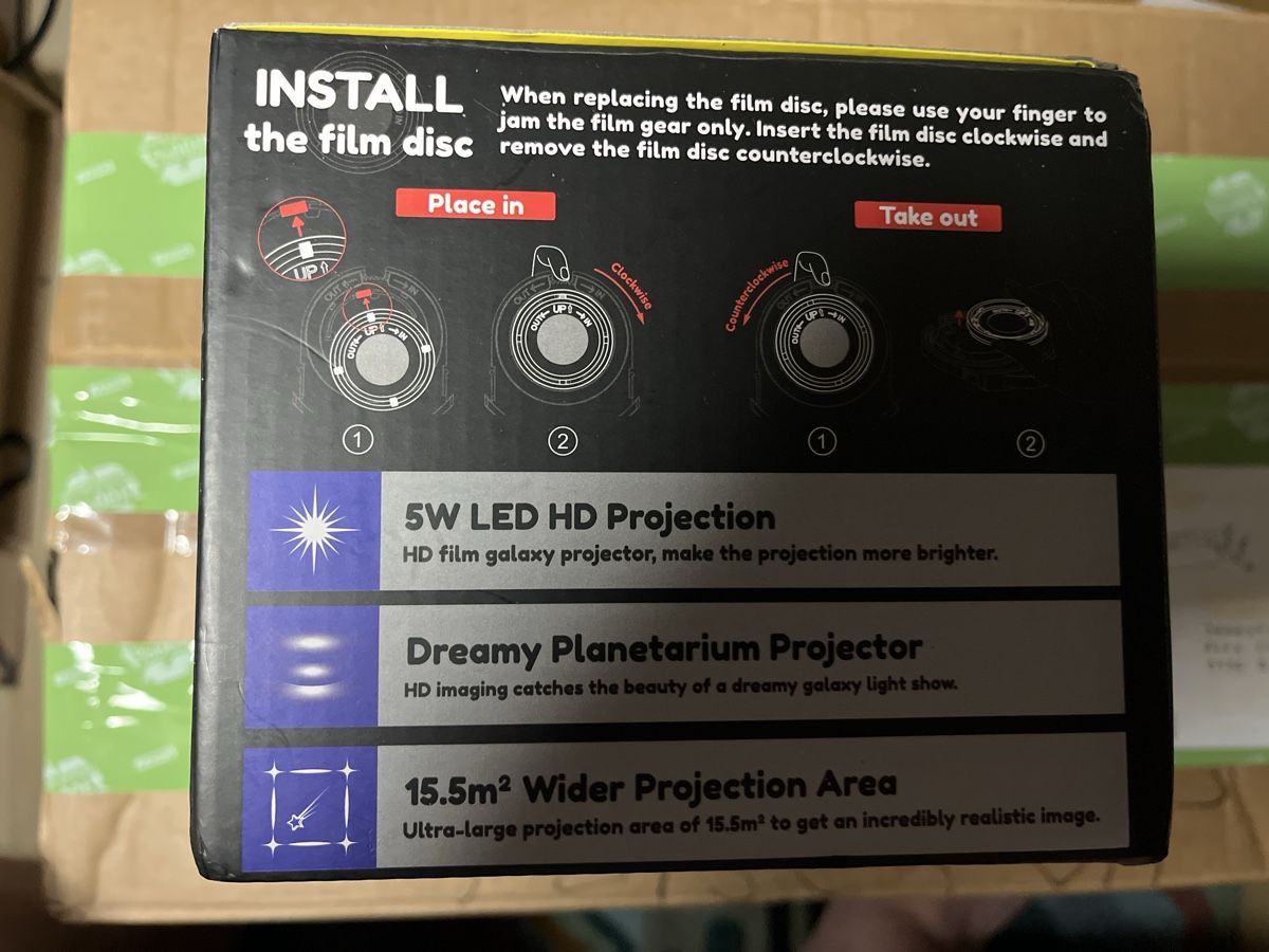 Proiettori: Galaxy Projector PLANETARIUM 8TH HD Projection Night Light – Nuovo e nell'imballaggio originale da Emmenbrücke venduto da evo34 1