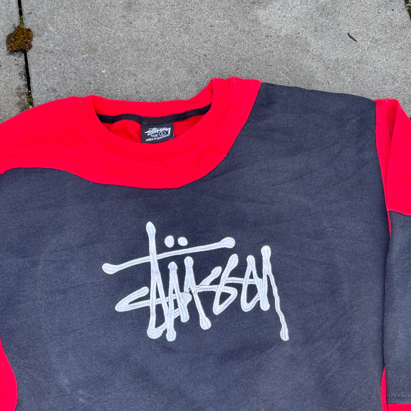 Maglioni & Felpe: Reworked vintage Stüssy sweatshirt pull pullover streetwear – Usato da St. Gallen venduto da sourced_limited 1