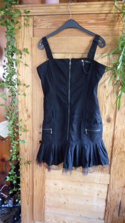 Spezielles Schwarzes Träger Kleid Gr 42 TALLY WEIJL