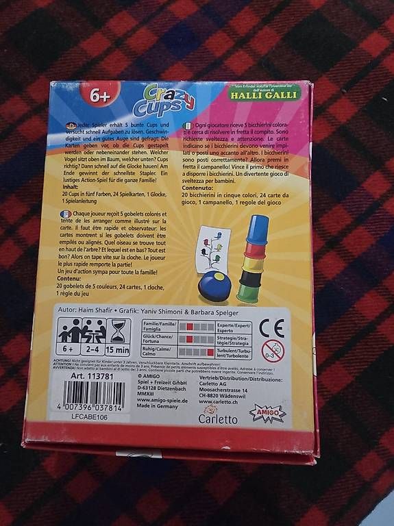 Giochi: Jeux de société Crazy cups – Usato da Lausanne venduto da yannaroundtheworld 1