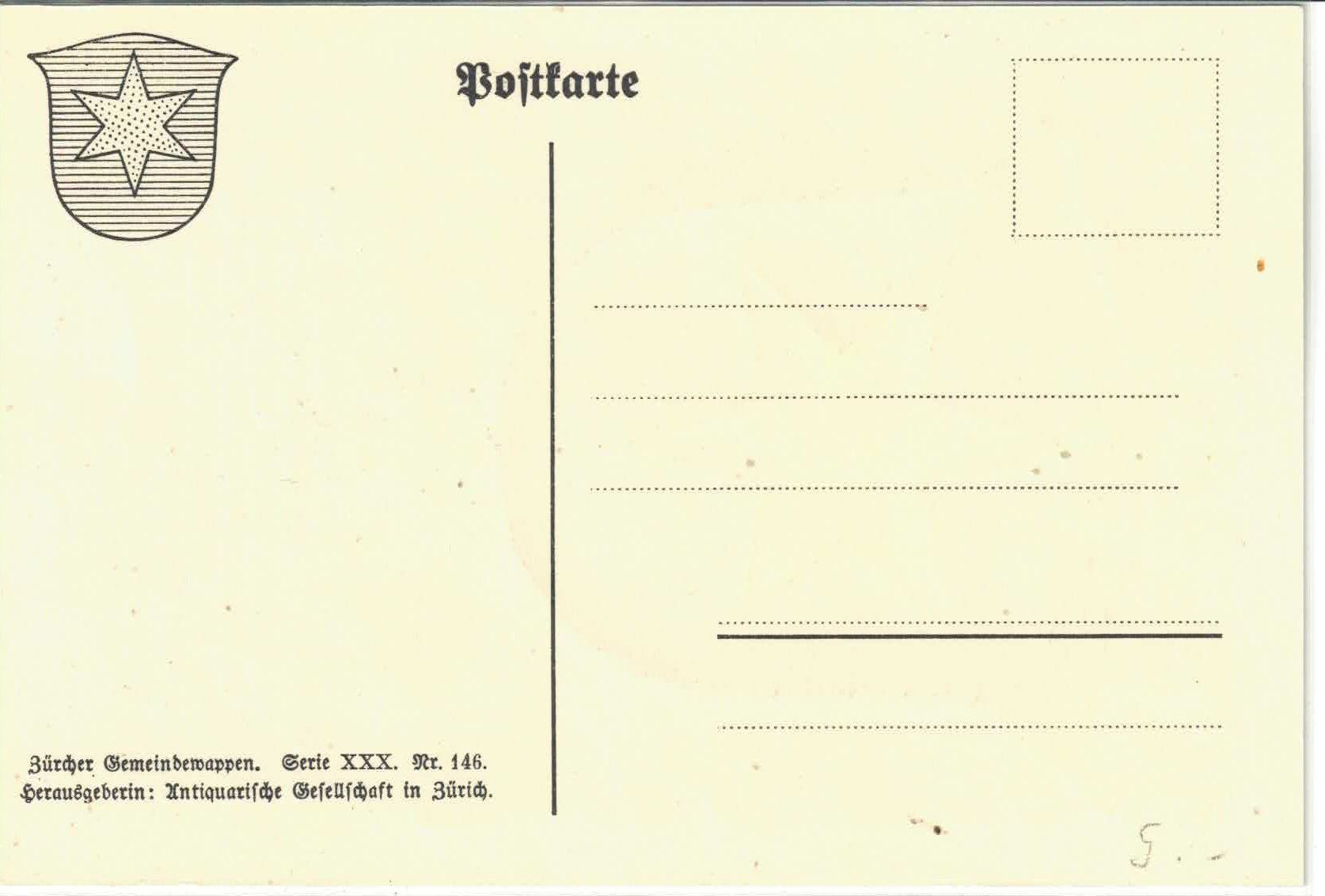 Cartes postales: Dietlikon - Gemeindewappen – D'occasion à Ettingen par Kartenplanet 1