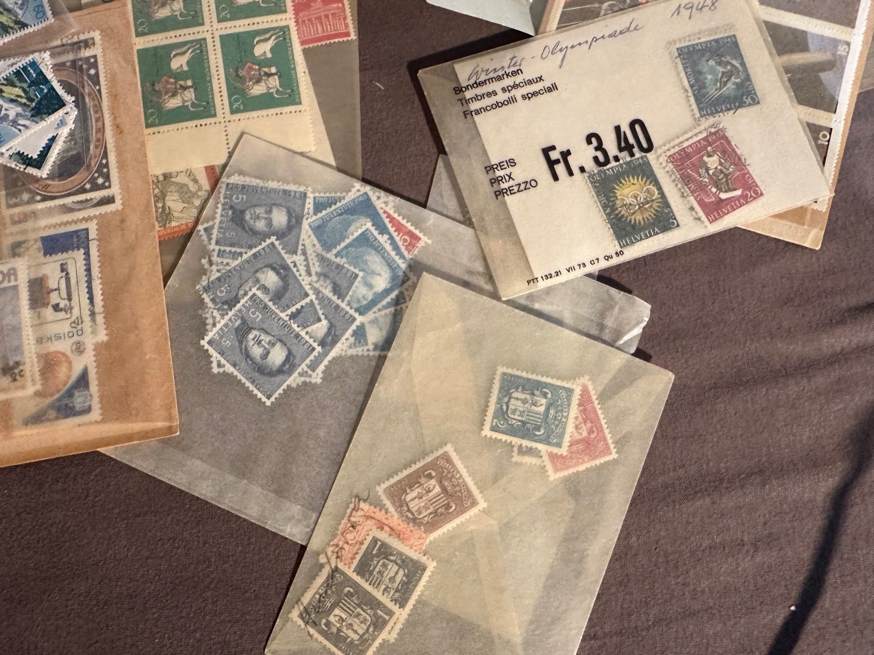 Alle Briefmarken: Schweiz und Weltweit Briefmarken Lot – Gebraucht aus Stettfurt von 2442 3