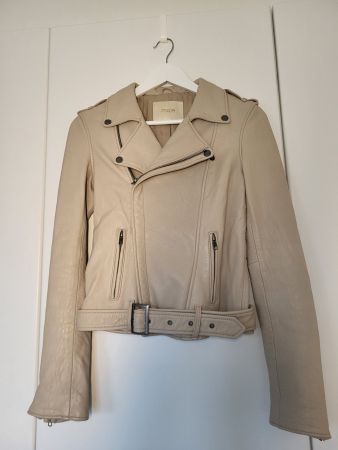 Veste en cuir "Maje"