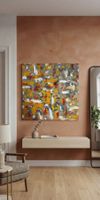 Gemälde " Goldener Oktober " handmade 50×50