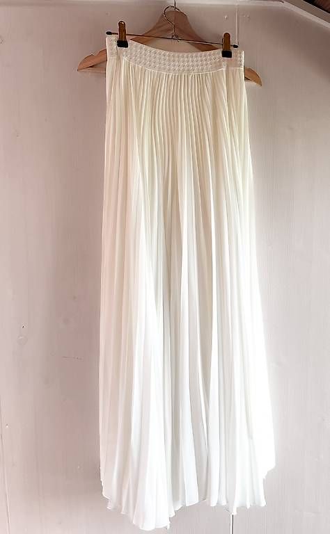 Gonne: Jupe blanche longue plissée - taille S – Usato da Mauraz venduto da rac_x7sg 3