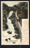 Litho Meiringen, Reichenbachfälle mit D