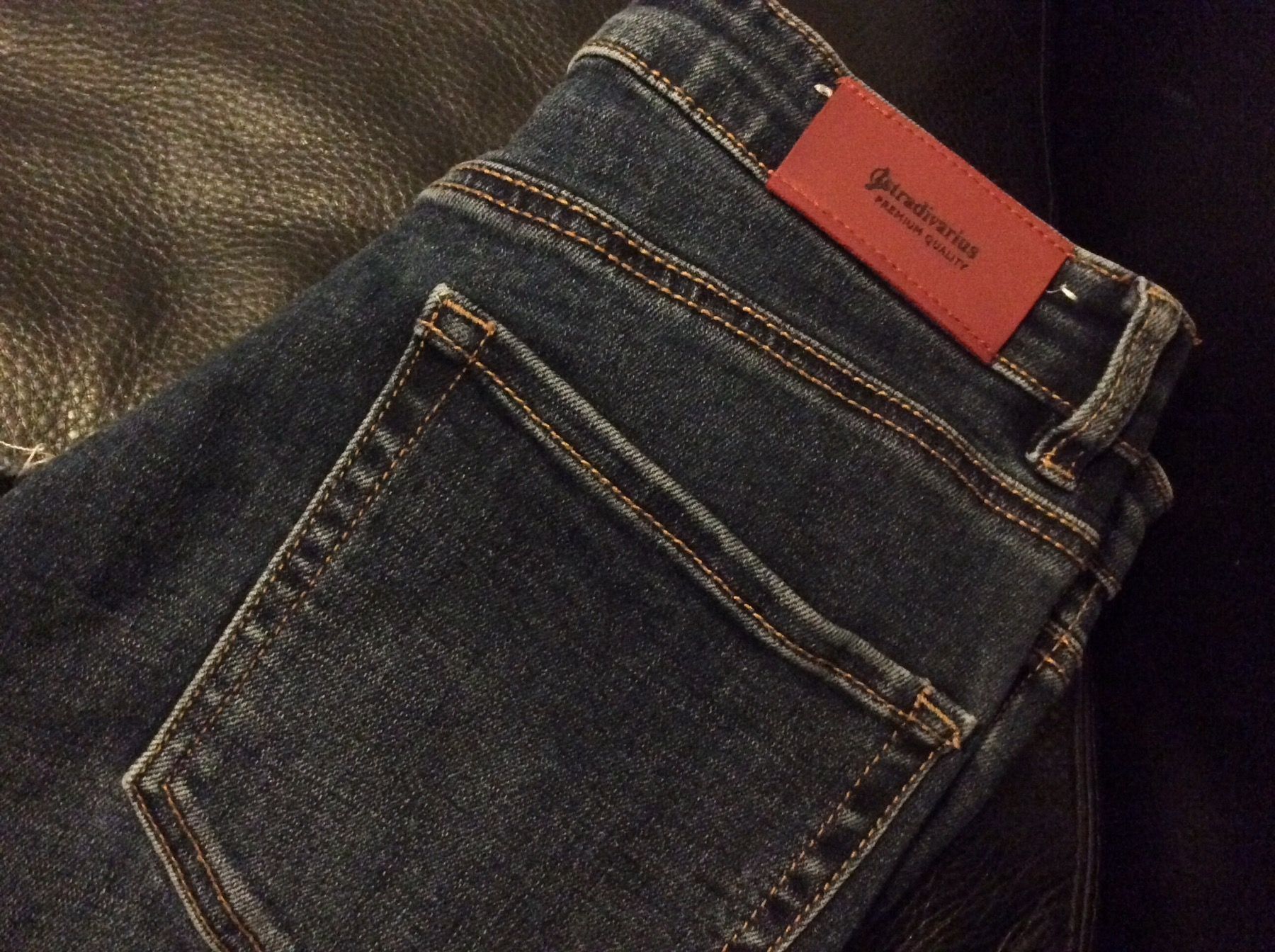 Stradivarius Jeans: STRADIVARIUS JEANS/HOSE GR.38/M darkblue Mega – Neu (gemäss Beschreibung) aus Frauenfeld von Boldi46