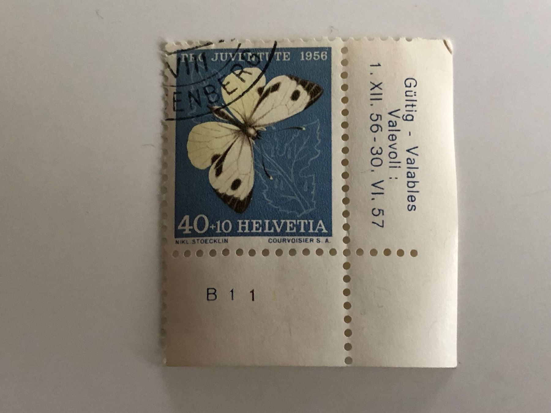 Tutti i francobolli: PJ-Sommervogel mit Eckstempel SCHWARZENBERG LU, ab 1.-- – Usato da Lufingen venduto da Rac0