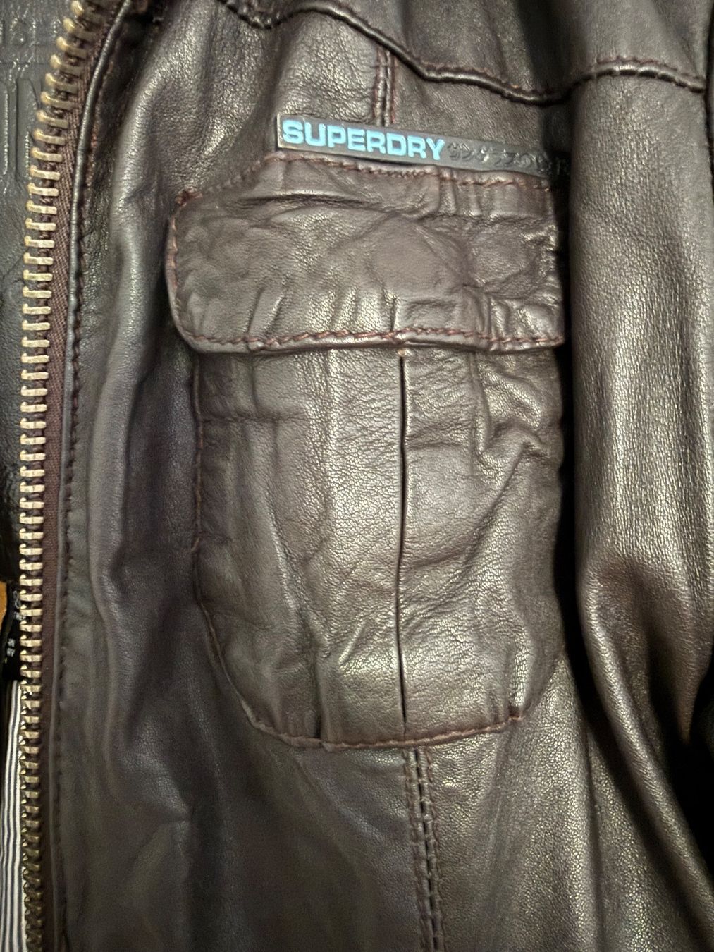 Jacken: Superdry Lederjacke RAMONA – Neu (gemäss Beschreibung) aus Ostermundigen von DeOs3072 3