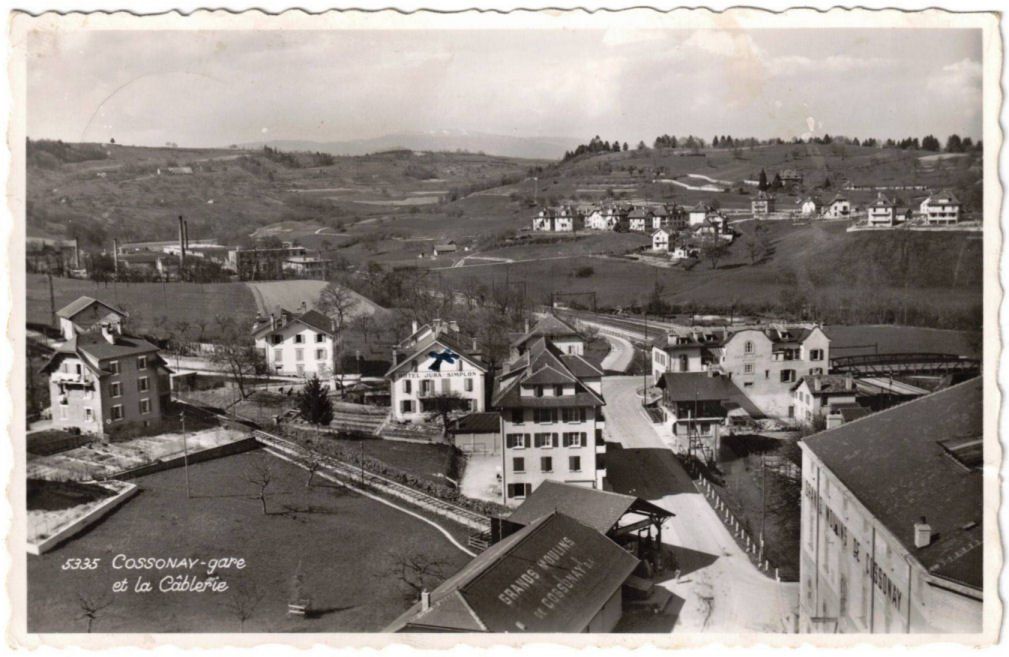 Cartoline postali: Cossonay - Funiculaire / Standseilbahn – Usato da Binningen venduto da Mountainrider