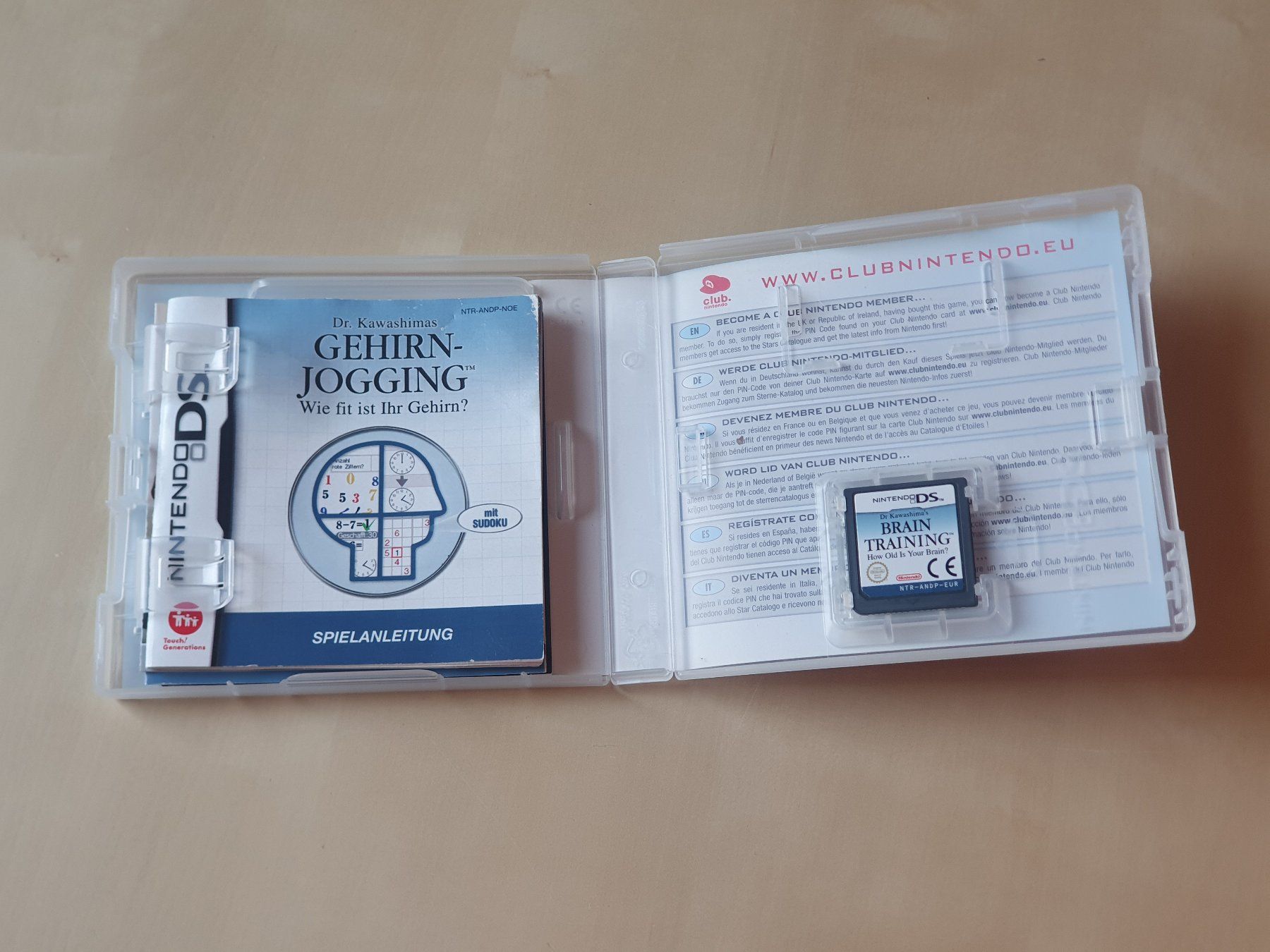 Nintendo Giochi: Gehirn Jogging – Usato da Stansstad venduto da collectorsshop 2