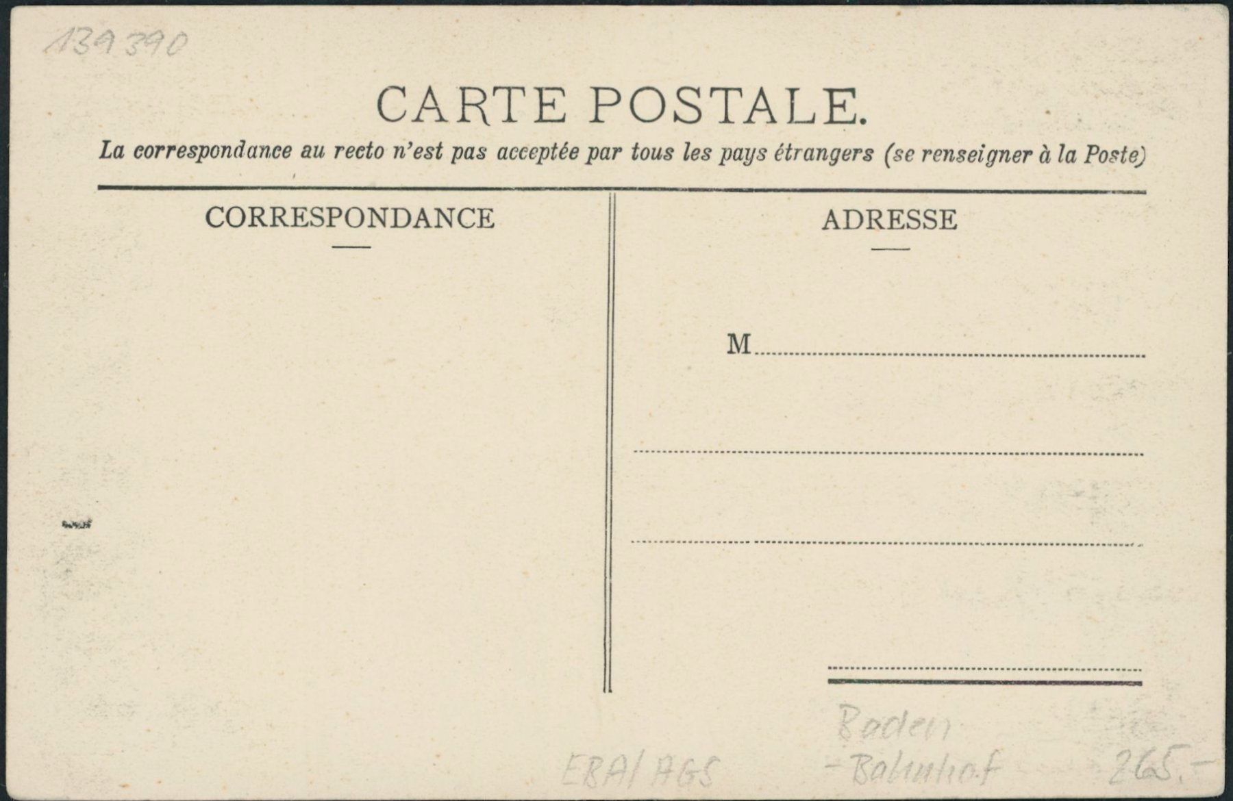 Cartoline postali: AGS Baden - Bahnhof - Bahn – Nuovo (secondo la descrizione) da Schindellegi venduto da masutka7 1