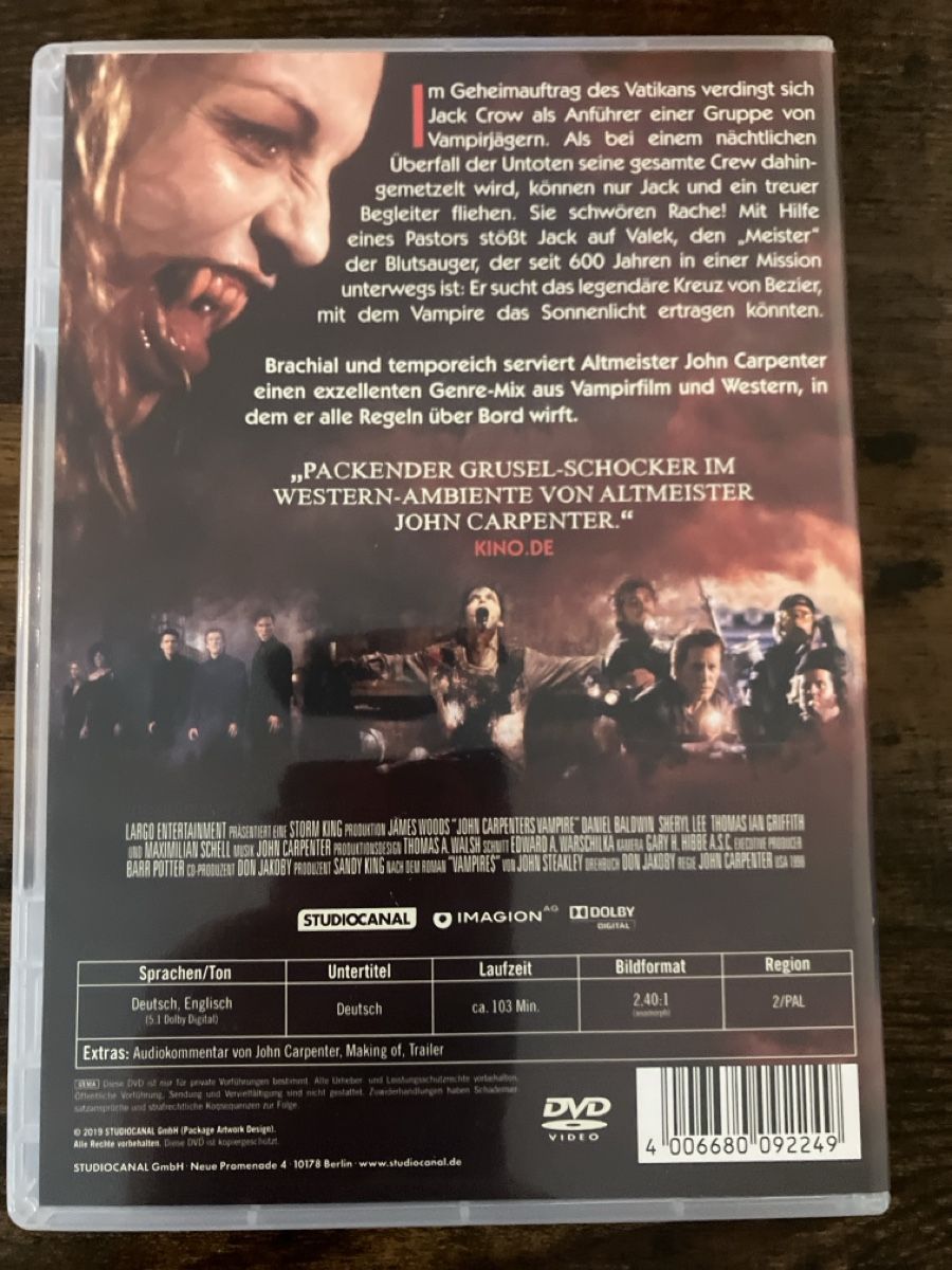 Tutti i DVDs: Vampire DVD – Usato da Glarus venduto da Jhuber78 1
