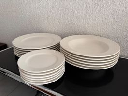 18 RAK Porzellanteller-Set: Hauptgang/-Suppen/-Dessertteller