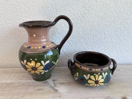 Lot de pichet et pot