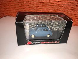 Fiat nuova 500 Eco. Aperta 1/43 bluchiaro