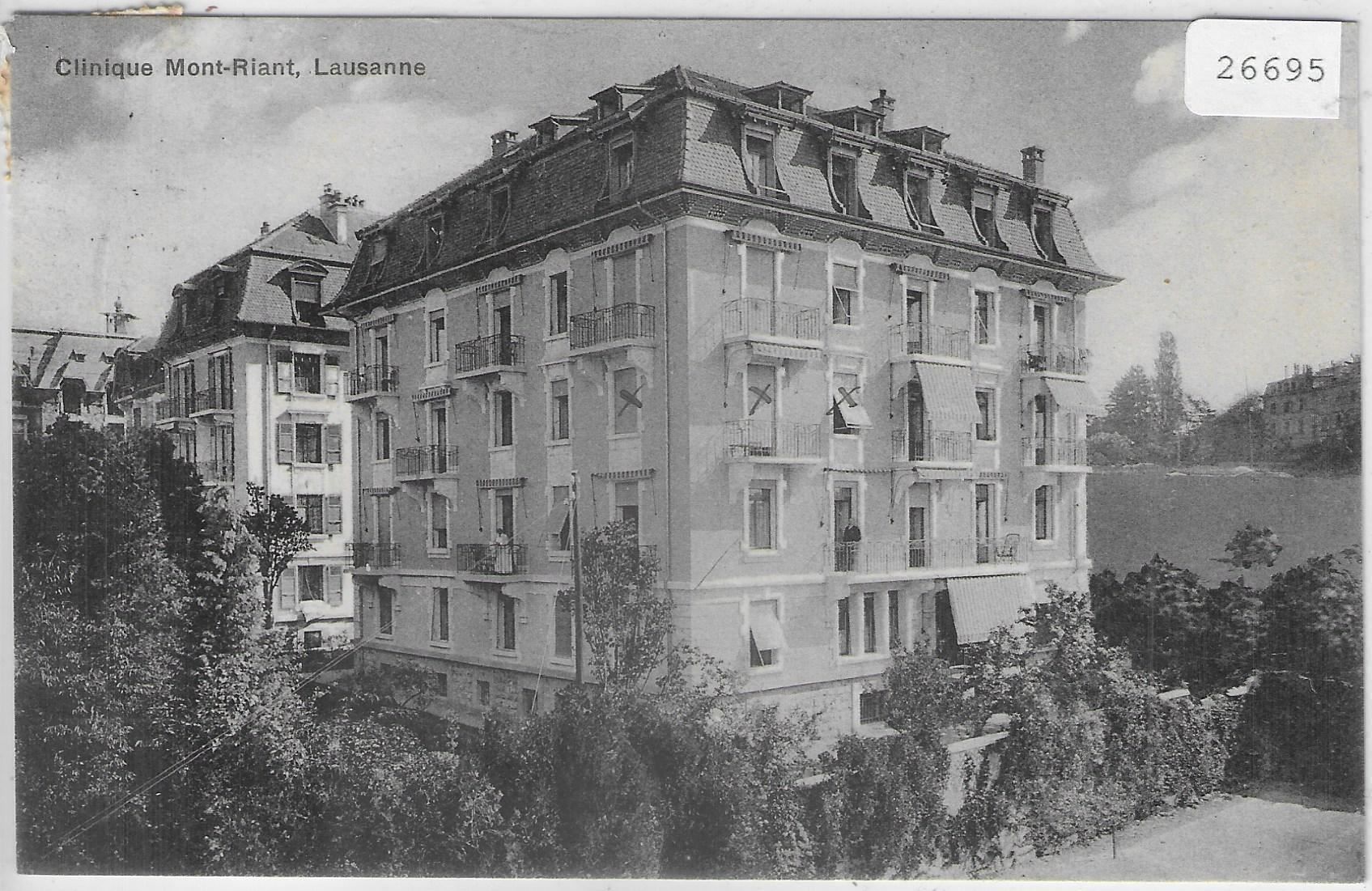 Ansichtskarten: Clinique Mont-Riant - Lausanne – Gebraucht aus Ettingen von Kartenplanet