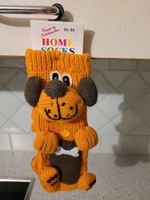 Warme, flauschige, ganz neue Homesocks Gr. 35-38 Hundemotiv
