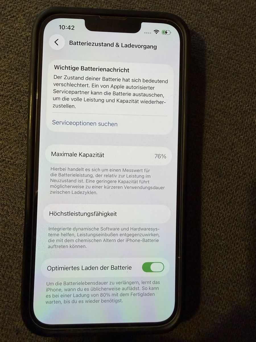 Apple Portables: IPhone 13 Pro 256GB mit gesprungenem Backcover – D'occasion à Rupperswil par Michiha 7