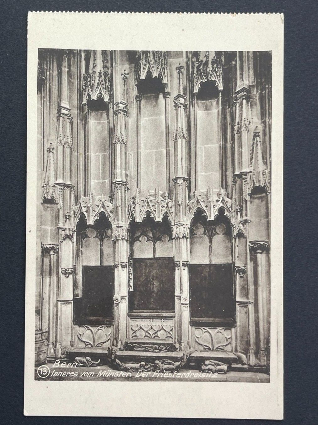 Cartoline postali: Bern - Intérieur de la Cathédrale – Usato da Steg VS venduto da _vinci_