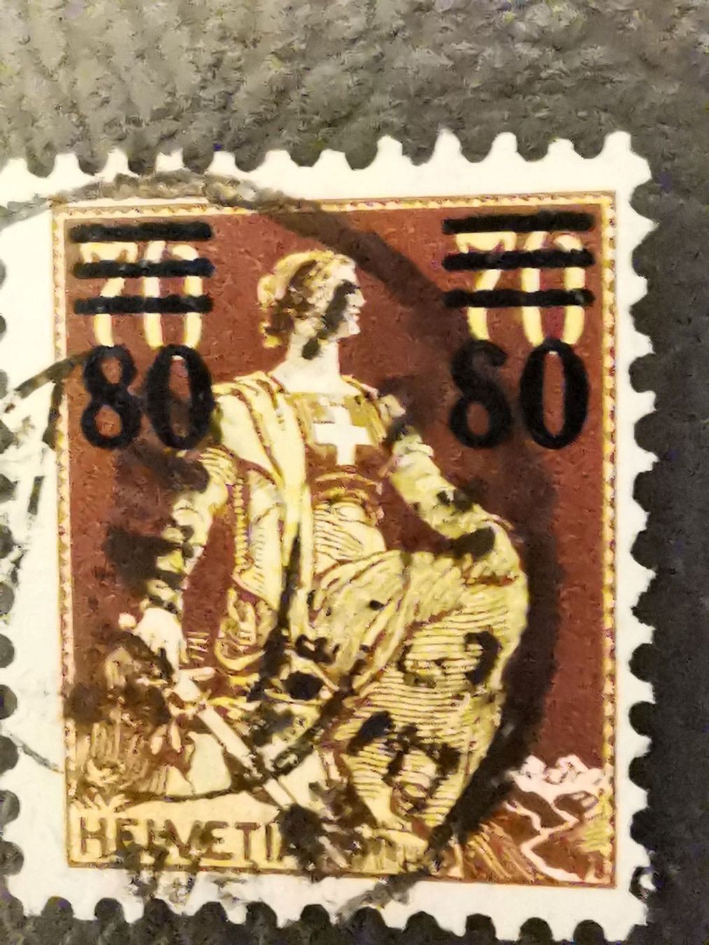 Tutti i francobolli: 135.2A.01 (650.-) offene 8 – Usato da Wangen venduto da Abartix