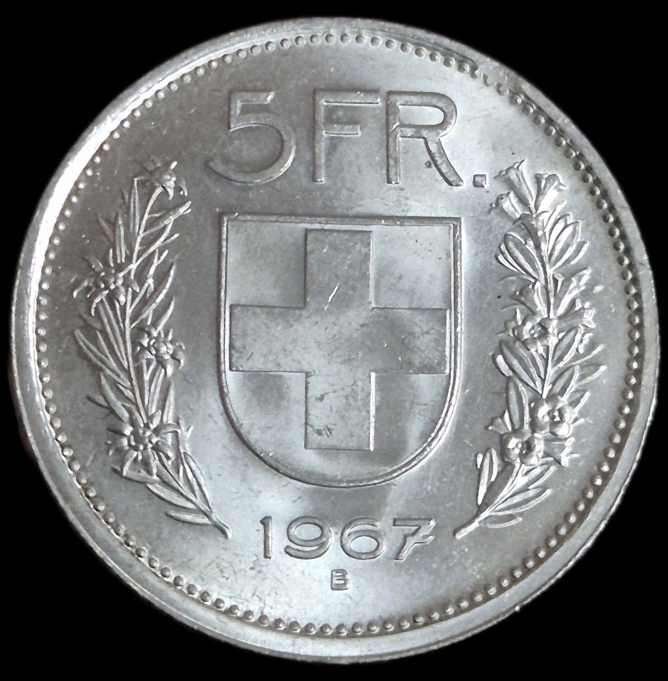 Tutti le monete: Top Silber 5 Franken 1967 Unz/Stgl – Nuovo (secondo la descrizione) da Grenchen venduto da Grenchen_Coins