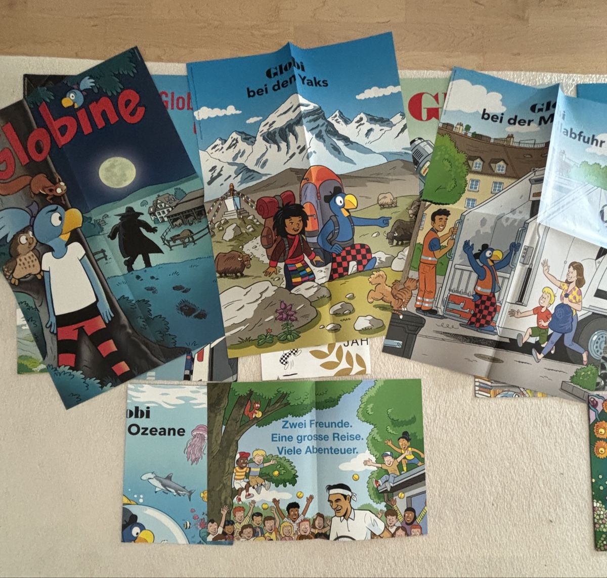 Fumetti: Grosse Globi,Globine Comic Werbeplakate Sammlung – Nuovo (secondo la descrizione) da Kehrsatz venduto da Raboy