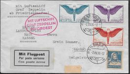 1930 Zeppelin KASSEL Fahrt o ROMANSHORN hochwertig ab 1.-