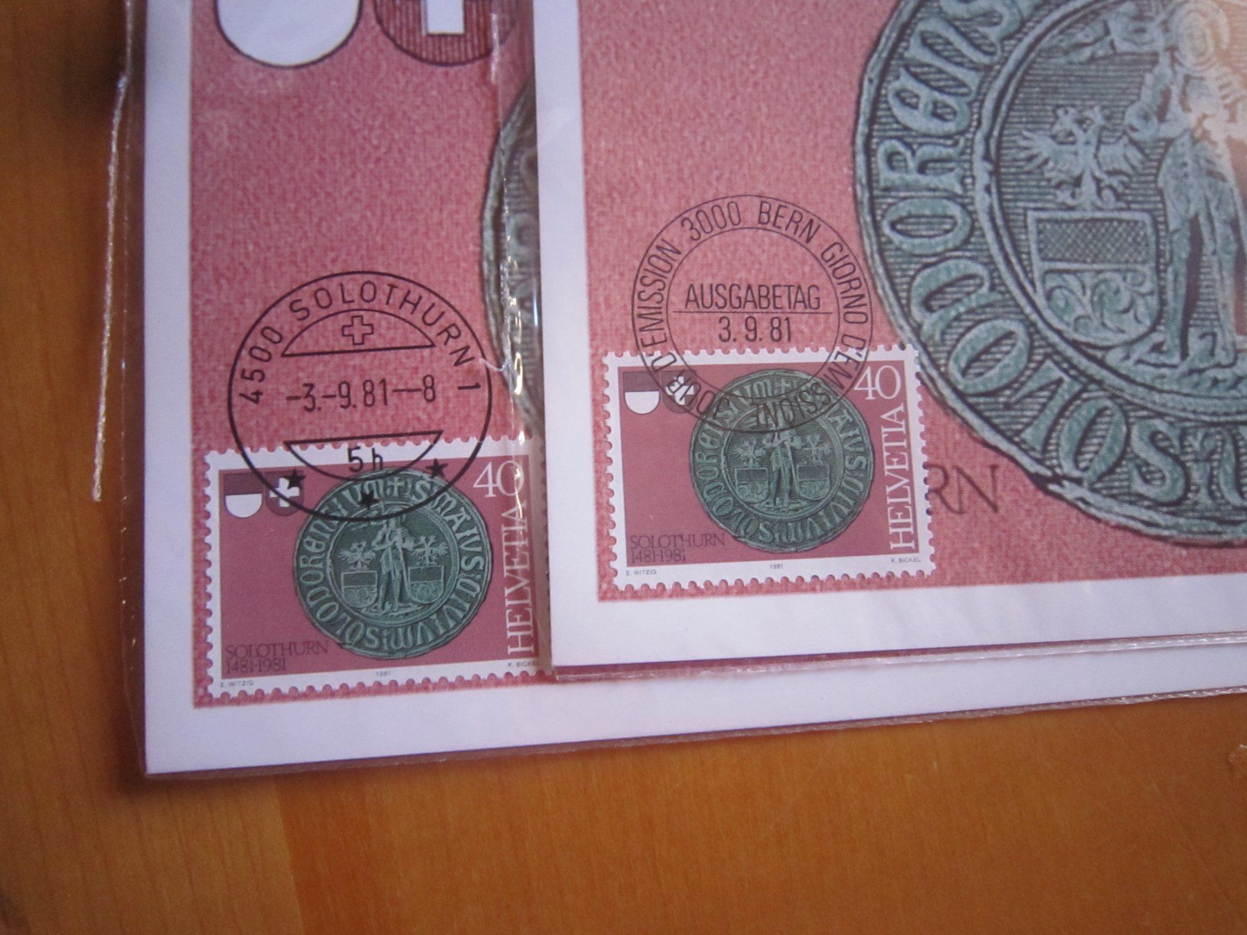 Tutti i francobolli: CH 1981 FDC Serien und einzeln und Maximumkarten – Usato da Gordola venduto da Polentaefung 6